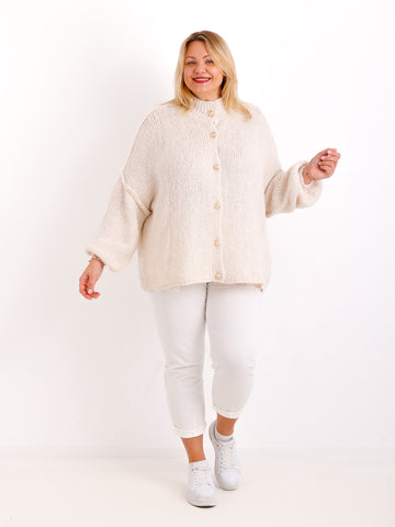 MIRELLA Oversize Strickjacke - verschiedene Farben