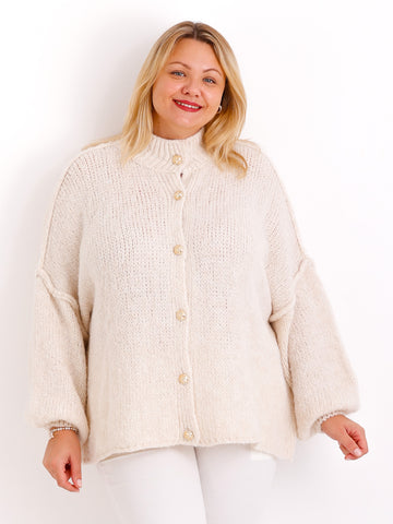 MIRELLA Oversize Strickjacke - verschiedene Farben