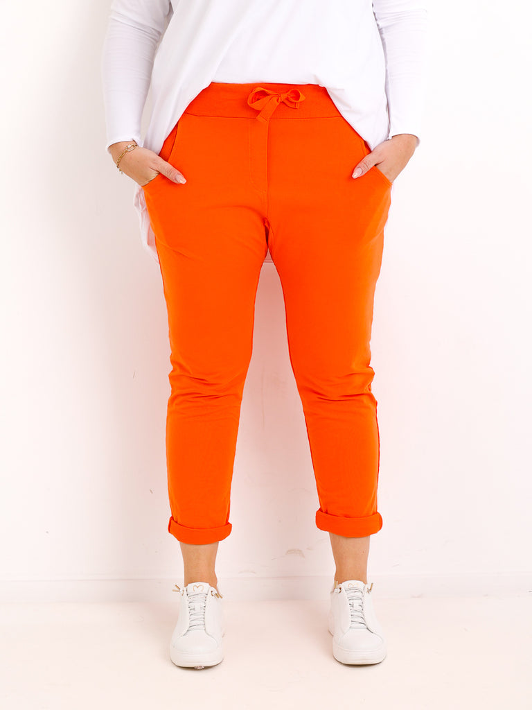 Bestseller Jersey-Hose MAX.S  – orange – Größen 34 bis 44