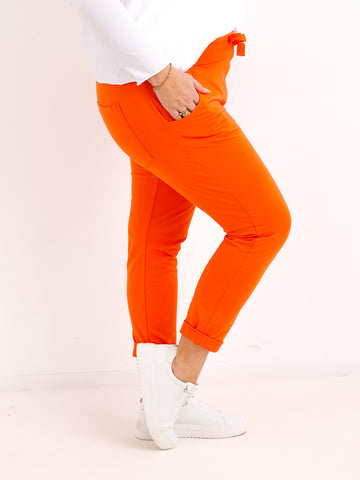 Bestseller Jersey-Hose MAX.S  – orange – Größen 34 bis 44