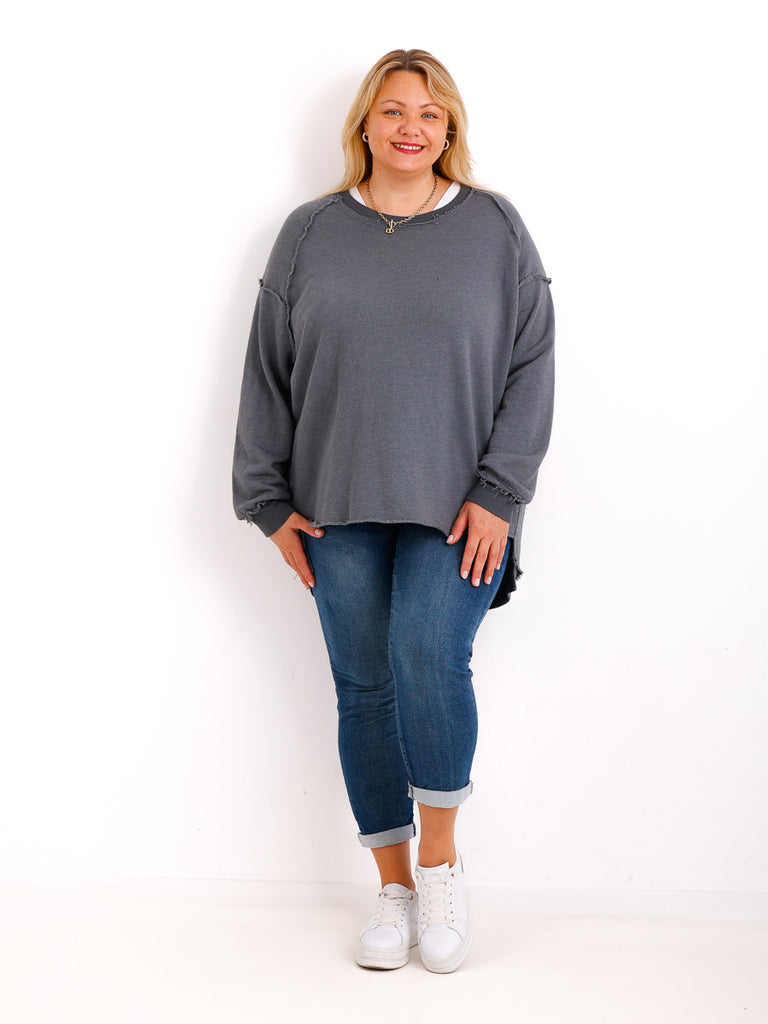 CARLY Sweater - One Size (38-50) - viele Farben