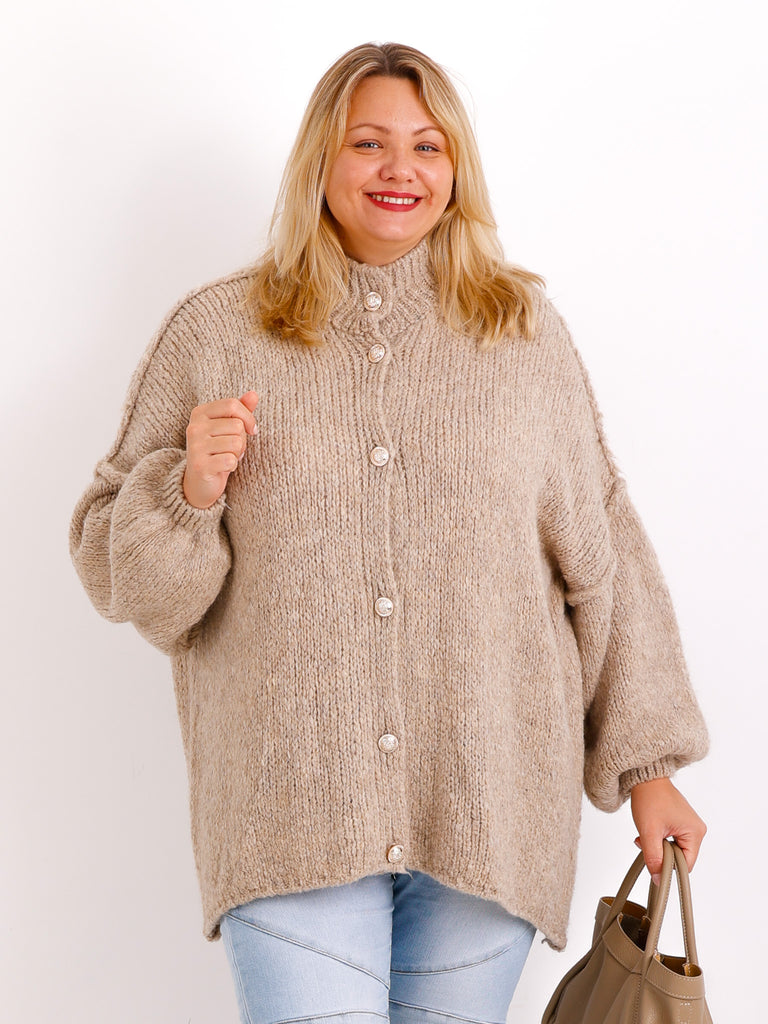 MIRELLA Oversize Strickjacke - verschiedene Farben