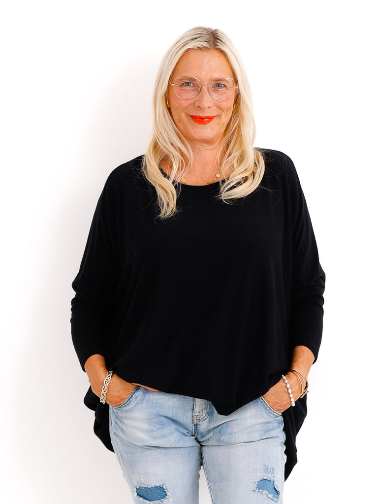 Feinstrick Pullover MOLLY.S  – Softe Haptik – Boxy Style – Gr. 38-50