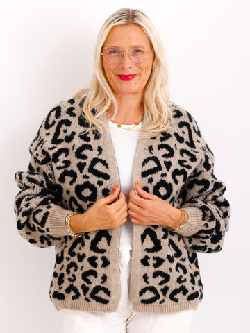 Leo Strickjacke LIVIANE – Weicher Oversize Cardigan – Gr. 36–44
