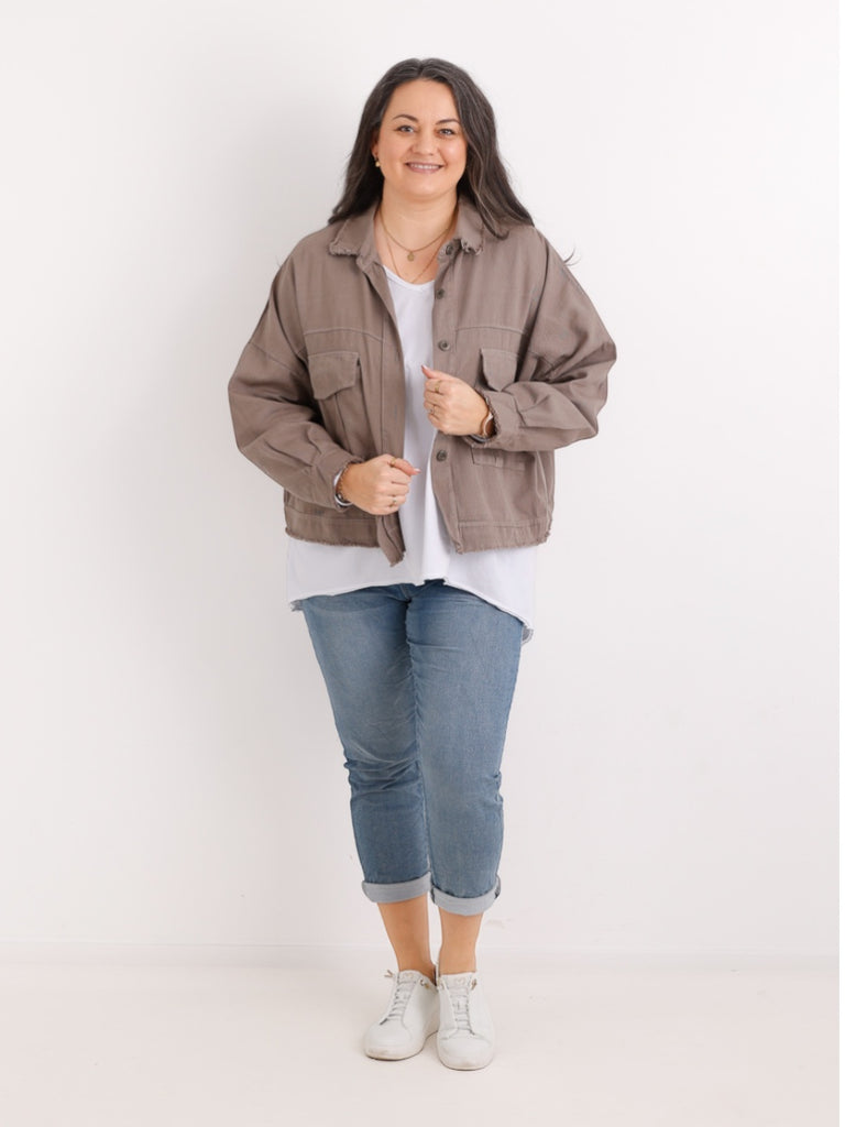 ANTONIA.S Jeansjacke | Curvy One Size 44-50