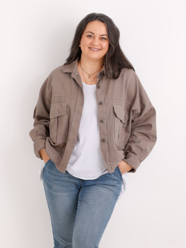 ANTONIA.S Jeansjacke | Curvy One Size 44-50