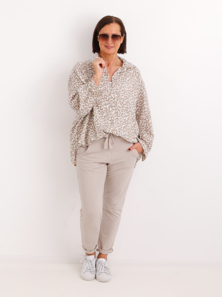 RONDA Musselin Bluse | One Size 38-46