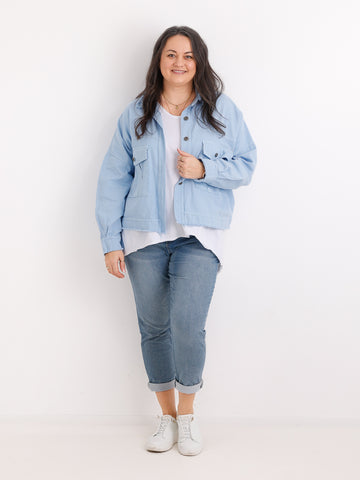 ANTONIA.S Jeansjacke | Curvy One Size 44-50