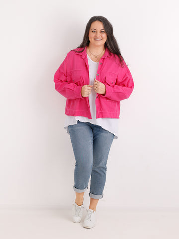 ANTONIA.S Jeansjacke | Curvy One Size 44-50