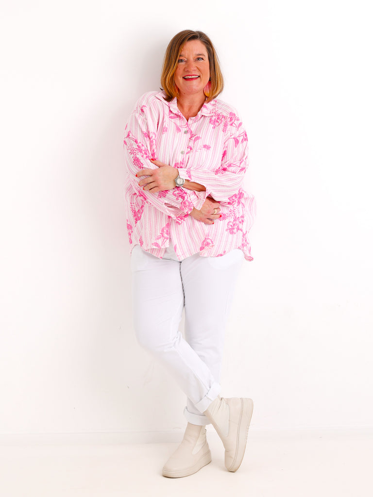 LOUISA Musselin Bluse - One Size (36-44)