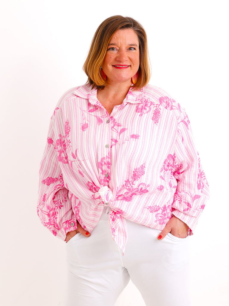 LOUISA Musselin Bluse - One Size (36-44)