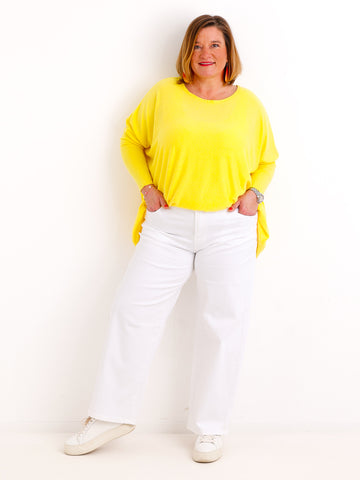 MIKE Tapered Jeans - Gr. XS-XL - weiß