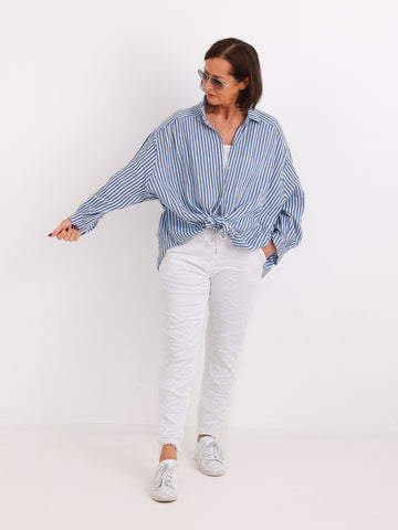 NADJA.S Musselin Bluse | One Size 38-44