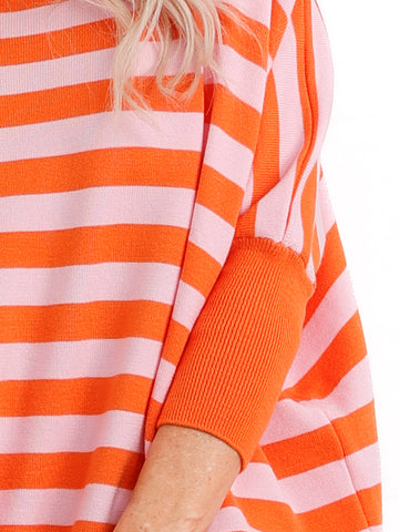 Strickpullover SIMONE.S orange One Size 38-48