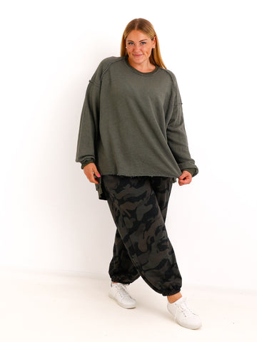 Oversize-Wohlfühl-Sweater CARLY.S – 100 % Baumwolle – Gr. 38-50