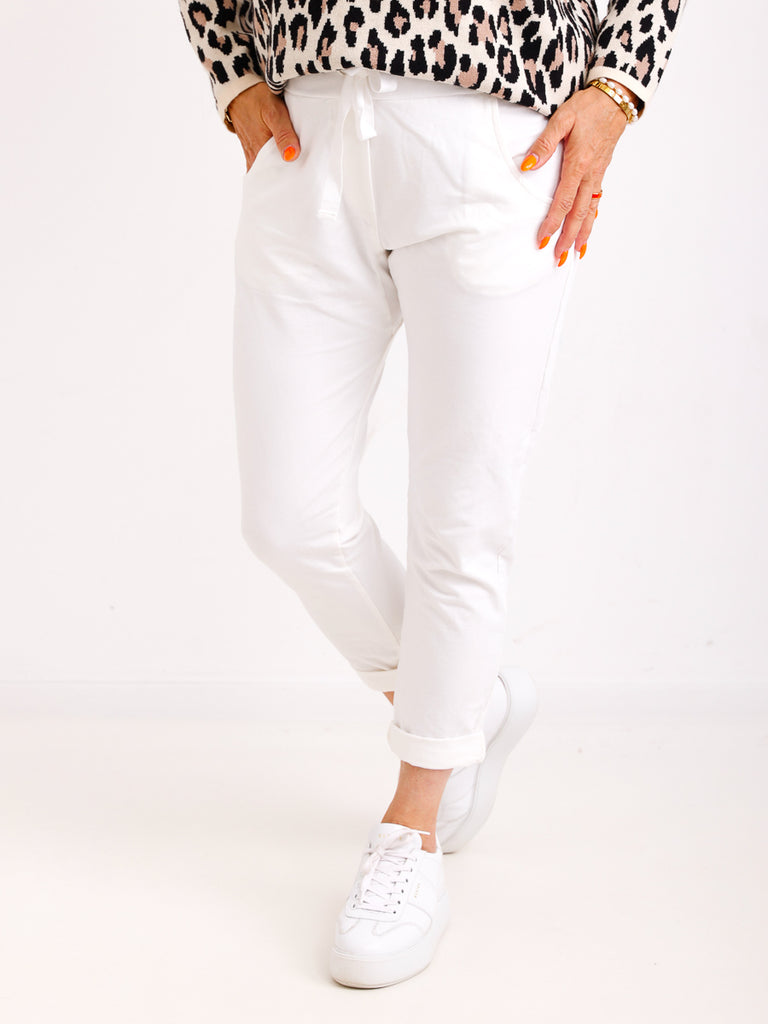 MAX LOUNGE Sweatpants - wollweiß