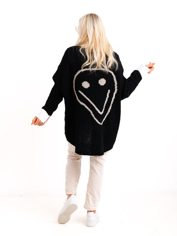 SMILE oversize Strickpullover - verschiedene Farben