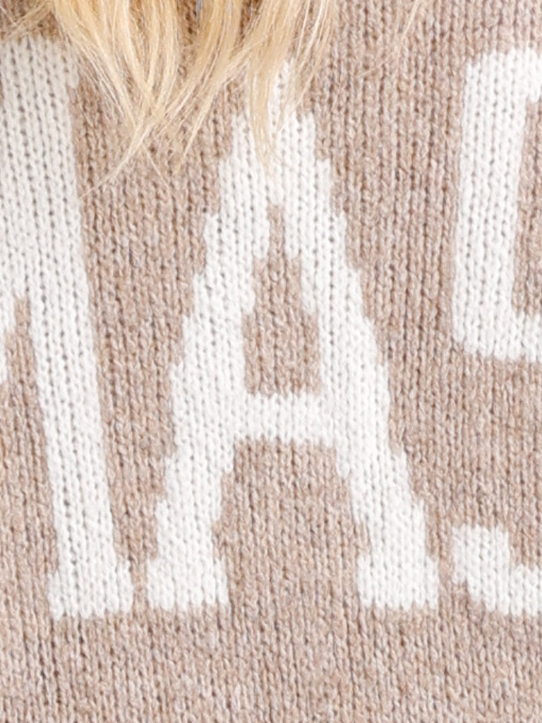 NAMASTE Oversize Strickpullover - verschiedene Farben