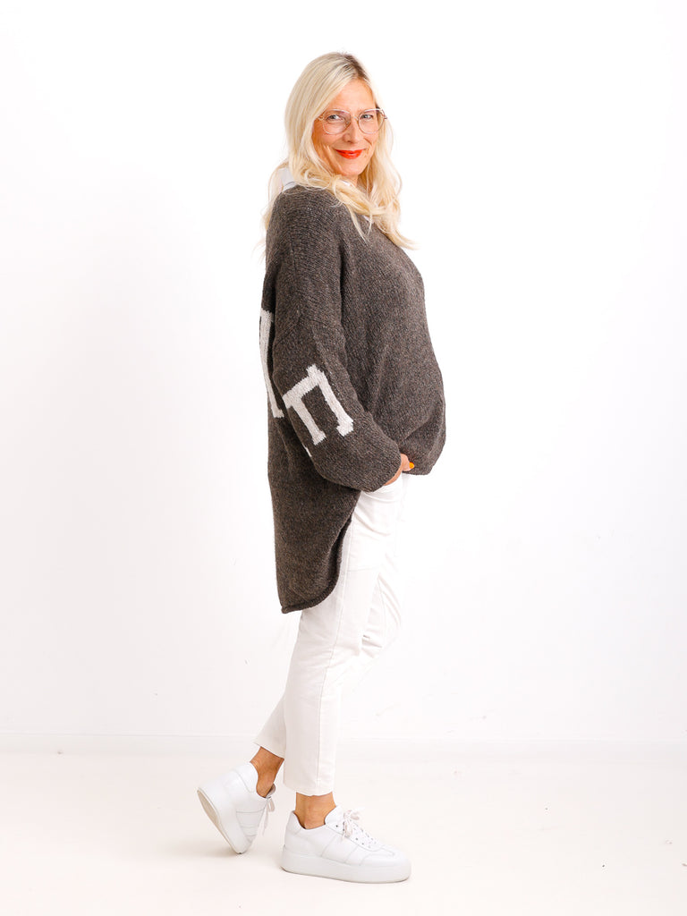 NAMASTE Oversize Strickpullover - verschiedene Farben