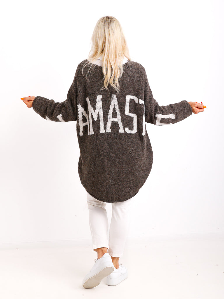 NAMASTE Oversize Strickpullover - verschiedene Farben