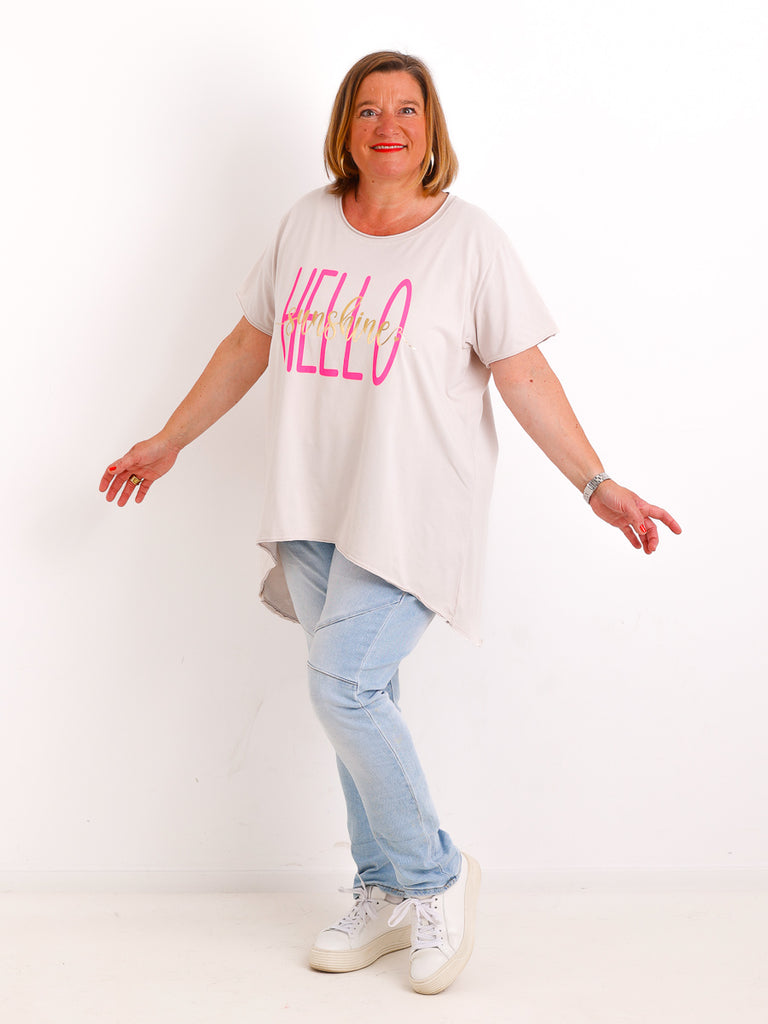 T-Shirt HELLO SUNSHINE - One Size 36-46
