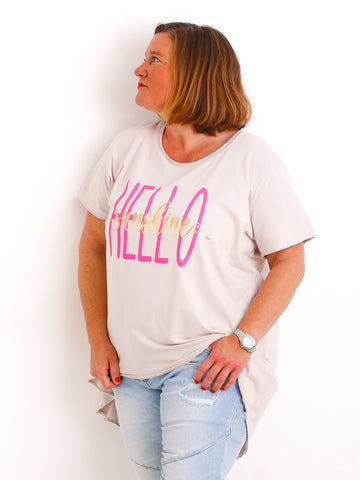 T-Shirt HELLO SUNSHINE - One Size 36-46