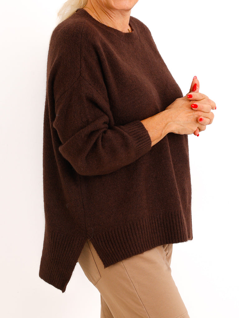 Oversize Pullover CIRELL – Kuscheliger Alpaka-Mix mit verlängerter Rückenpartie – Gr. 38–44 bist du jetzt
