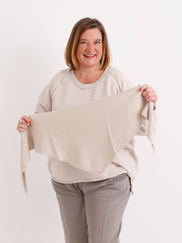 ZOE Dreieckstuch | uni beige