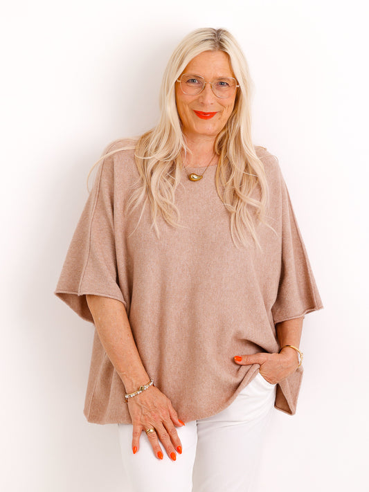 Feinstrick Pullover JETTE.S – Weicher Oversize Strick – Gr. 38-48