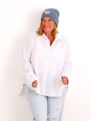Strick-Beanie LISELLE – Softer Rippstrick mit Statement-Herz