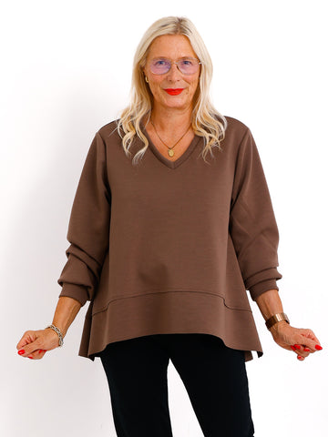 AMIRA Sweater uni - verschiedene Farben