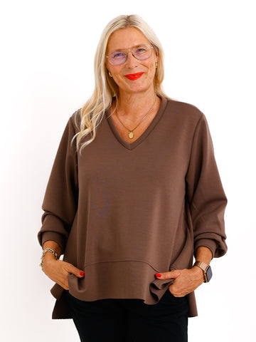 AMIRA Sweater uni - verschiedene Farben