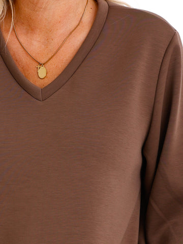 AMIRA Sweater uni - verschiedene Farben