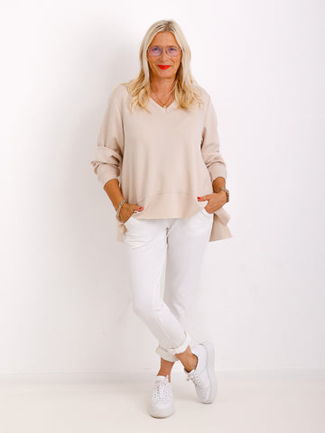 AMIRA Sweater uni - verschiedene Farben