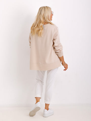 AMIRA Sweater uni - verschiedene Farben