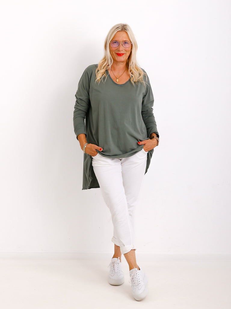 BRENDA Longsleeve - verschiedene Farben