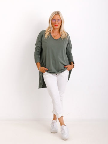 BRENDA Longsleeve - verschiedene Farben