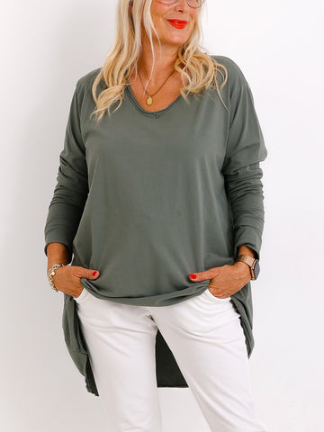 BRENDA Longsleeve - verschiedene Farben