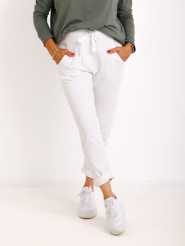 MAX LOUNGE Sweatpants - wollweiß