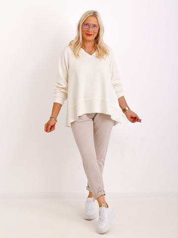 AMIRA Sweater uni - verschiedene Farben