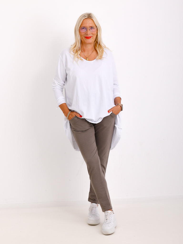 MAX LOUNGE Sweatpants - taupe