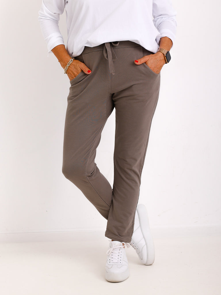 MAX LOUNGE Sweatpants - taupe
