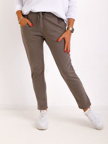 MAX LOUNGE Sweatpants - taupe