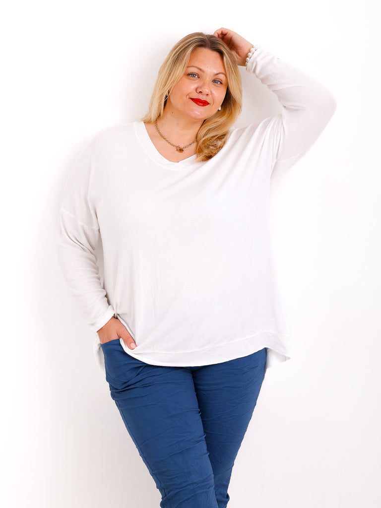 JANA Curvy Size Longsleeve - verschiedene Farben