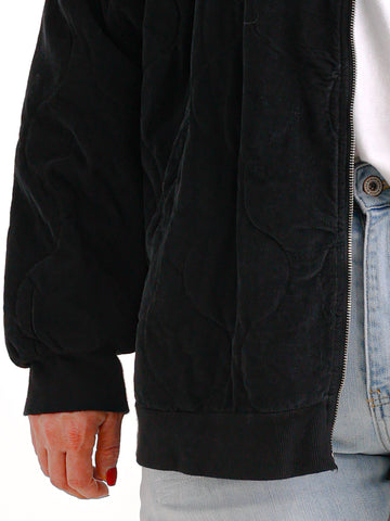 Curvy Size Bomberjacke YLVIE – Feincord mit besonderer Steppstruktur – Gr. 44–52
