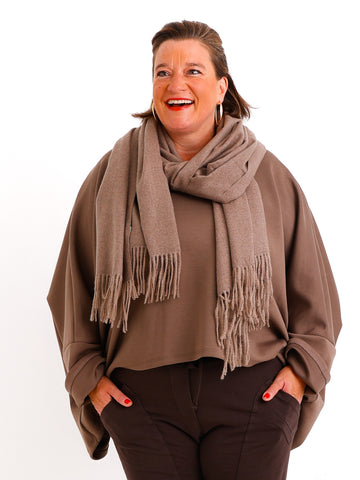 SUSANN Schal - taupe