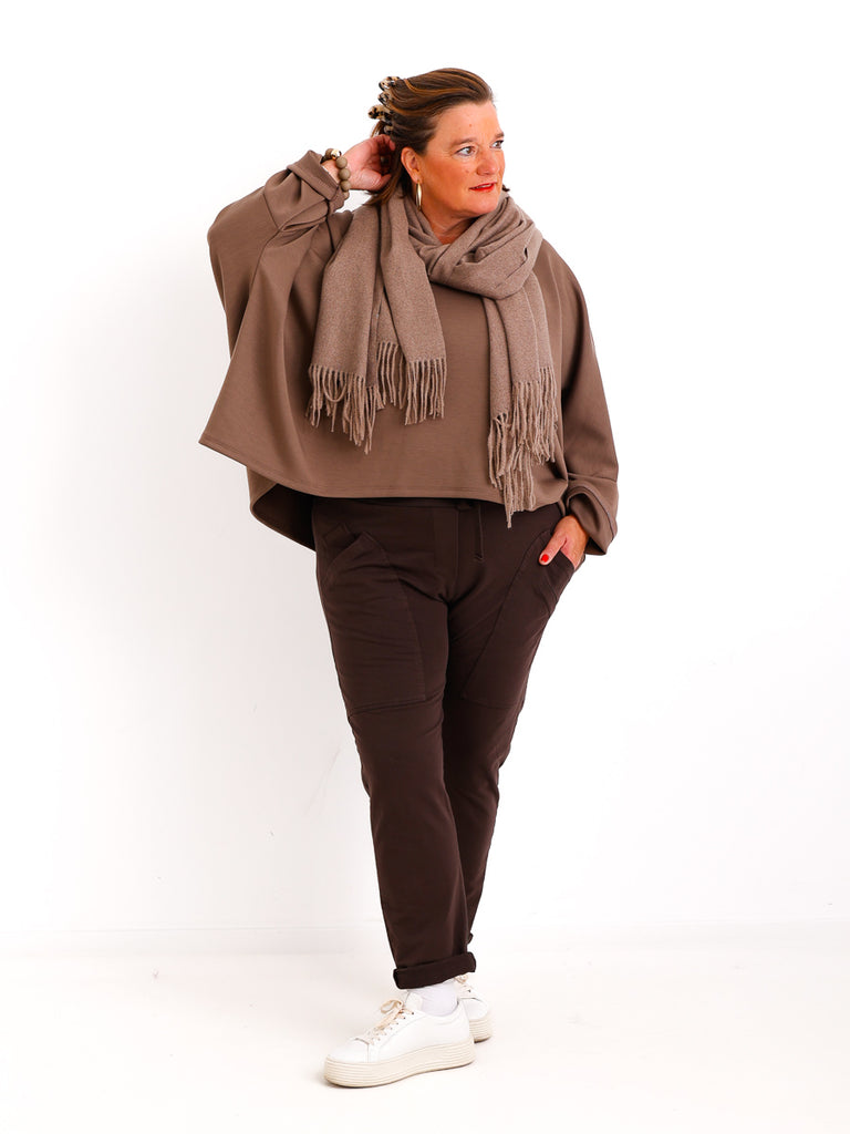 SUSANN Schal - taupe