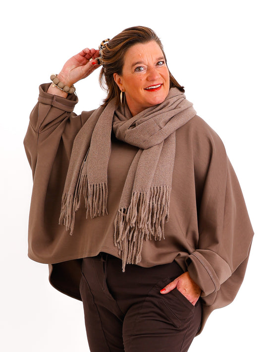 SUSANN Schal - taupe