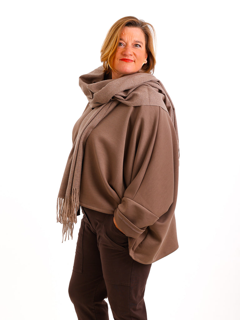 SUSANN Schal - taupe