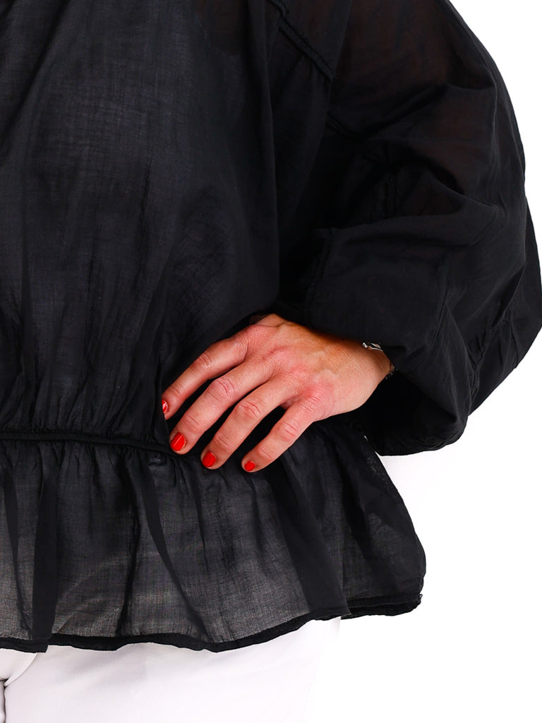 Oversize-Tunika LUNA.S – 100 % Baumwolle – Fledermausärmel – Gr. 38-48